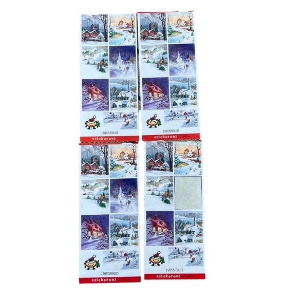 Vintage Christmas Sticker Bundle Stickopotamus Hallmark Stickeroni Mrs Grossmans - Picture 6 of 16